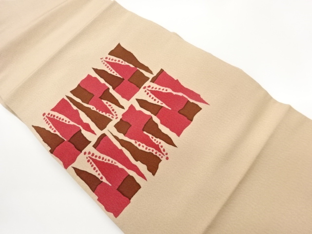 JAPANESE NAGOYA OBI / GEOMETRIC